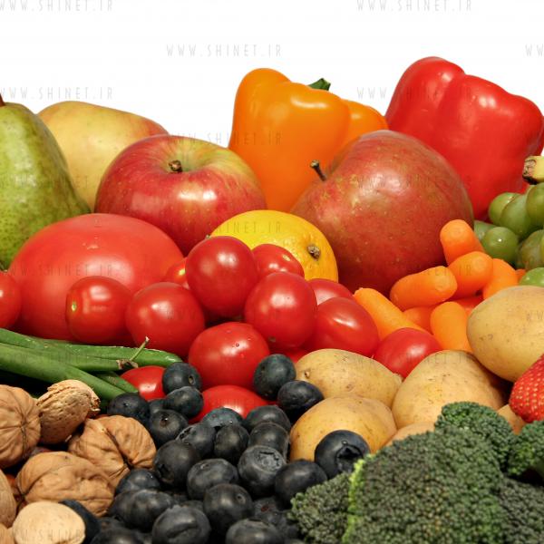 4- مصرف میوه و سبزیجات و مغزها به میزان کافی: